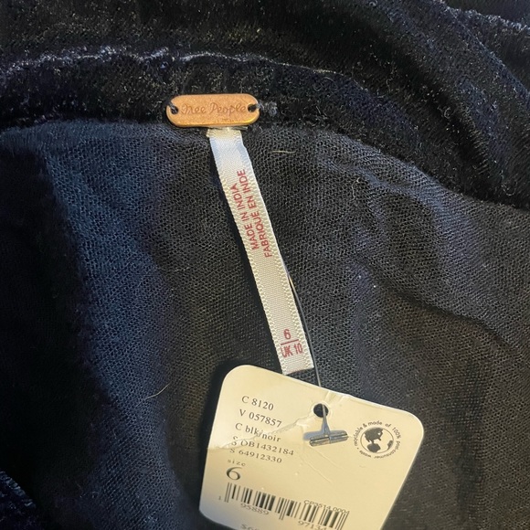 NWT Free People Vivienne Velvet Mini Skirt - Picture 8 of 8